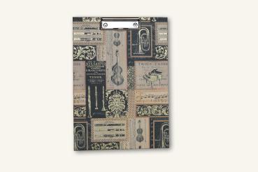 Colorful clipboard "Music"